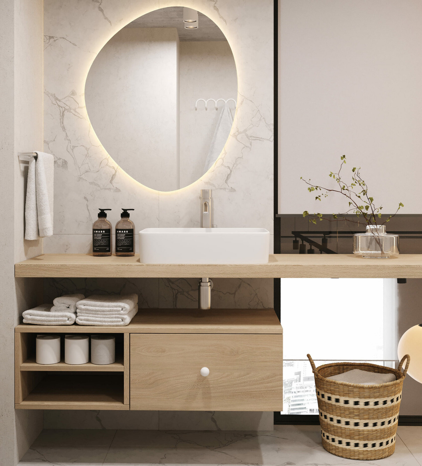 Two-level apartment