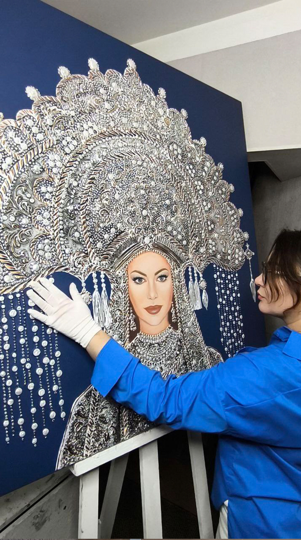 Интерьерные картины и панно. Барельеф на холсте