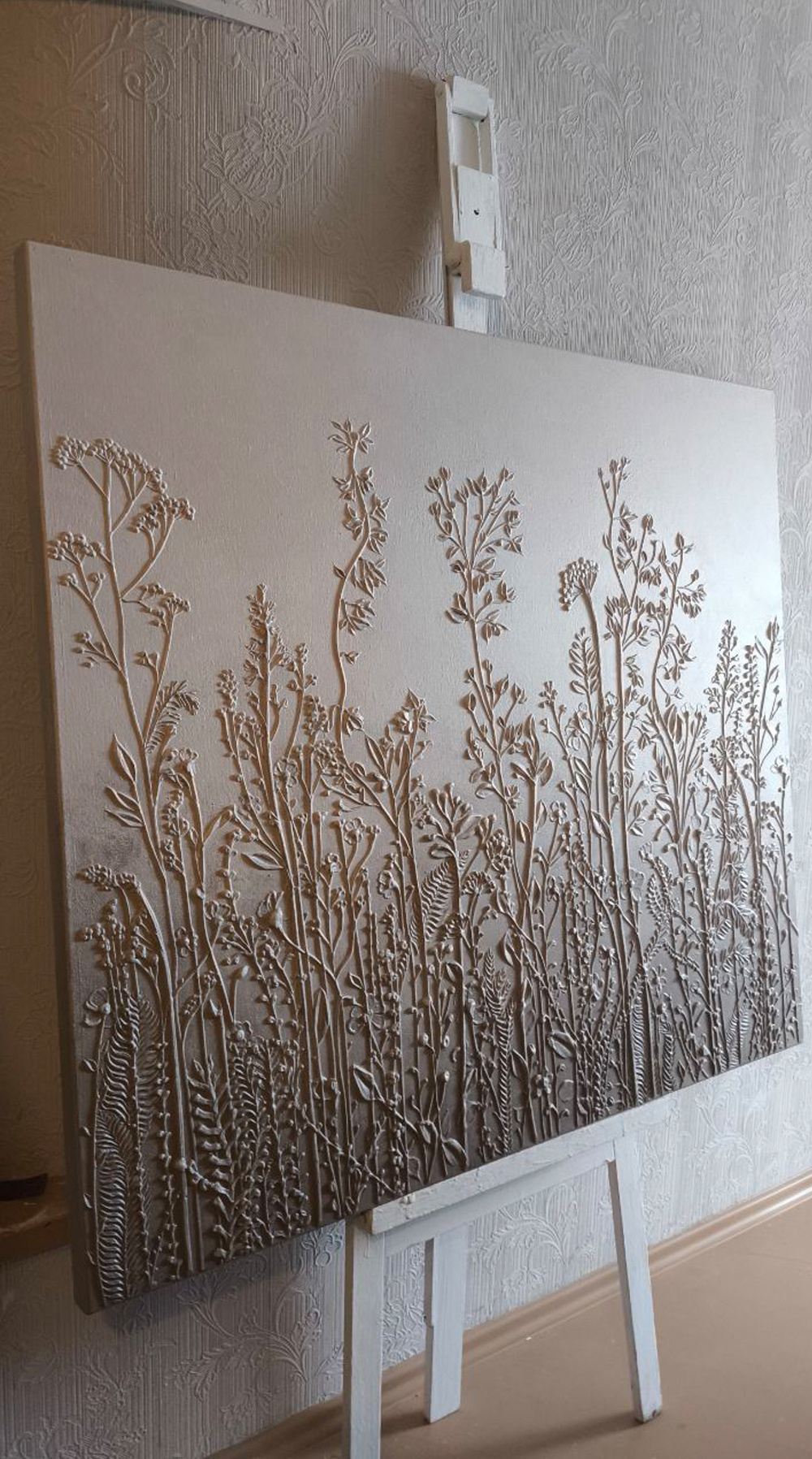 Интерьерные картины и панно. Барельеф на холсте