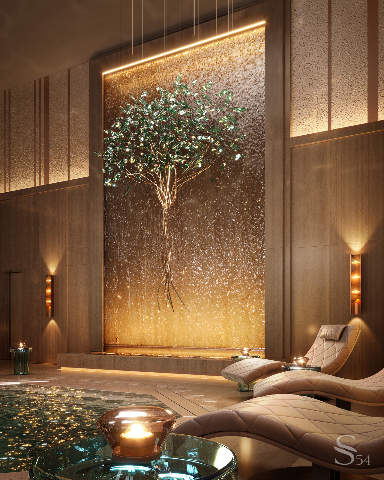 История создания инсталляции с деревом в SPA-зоне