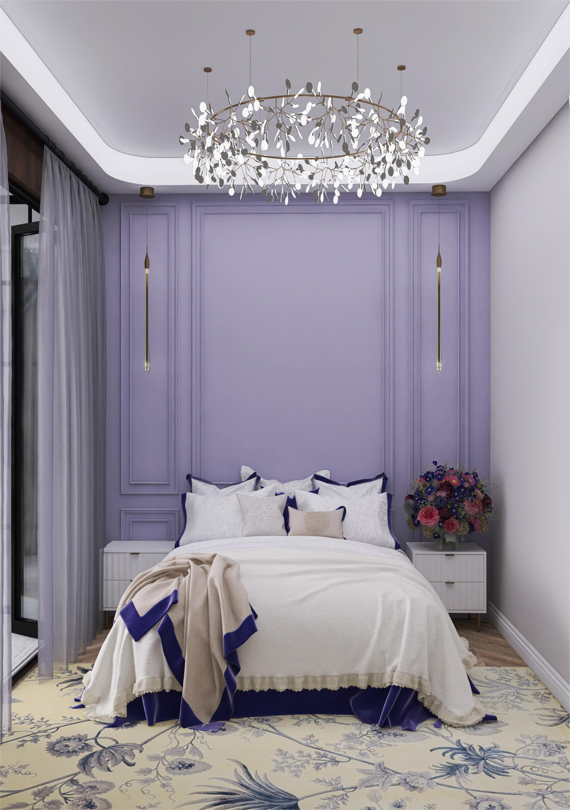 Двухкомнатная квартира в стиле Ар-деко