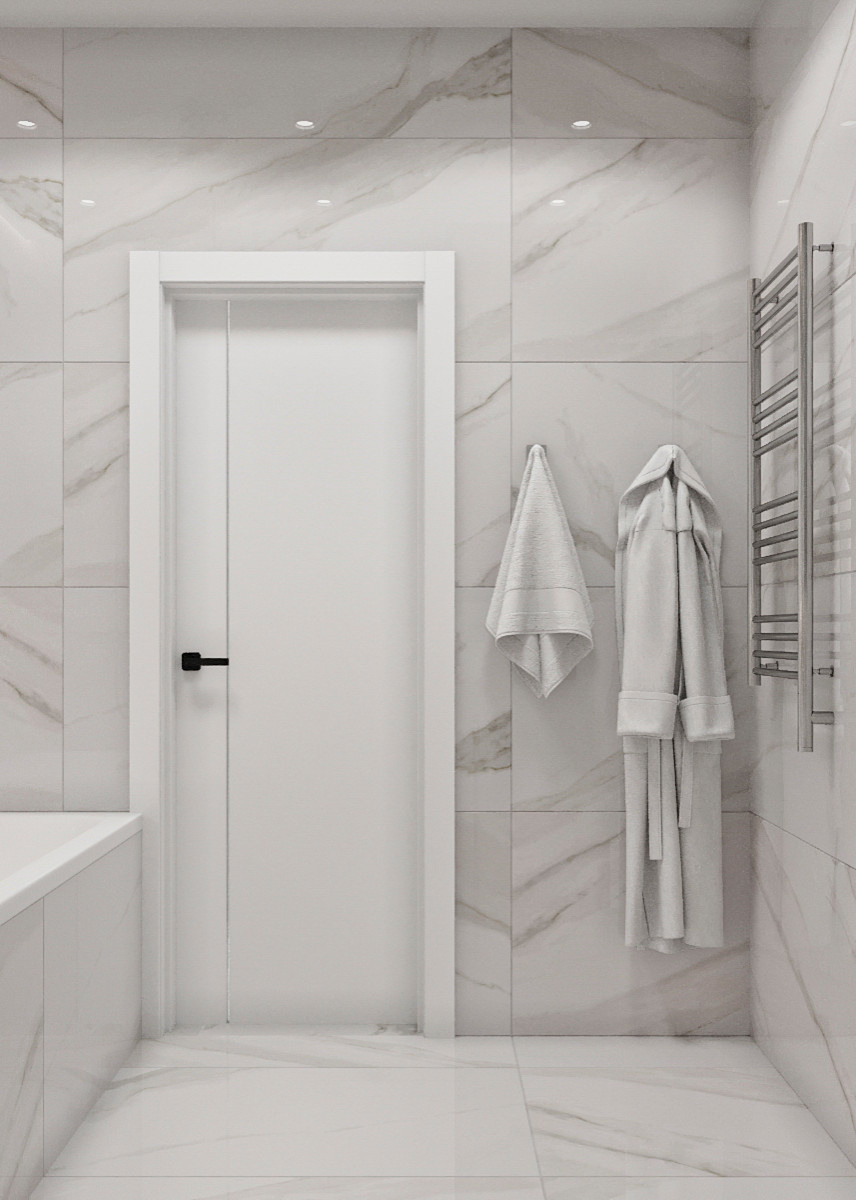 Квартира с современной гостиной с отсылками к ар-деко. Проект 2022 года