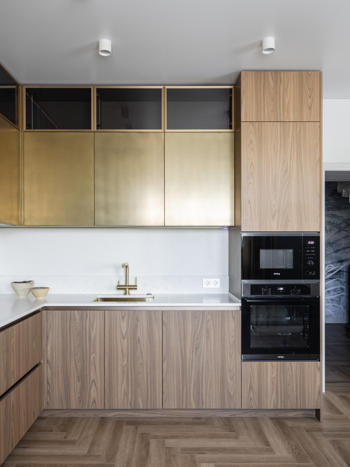 Современная кухня с нотками ретро от Iilimur design