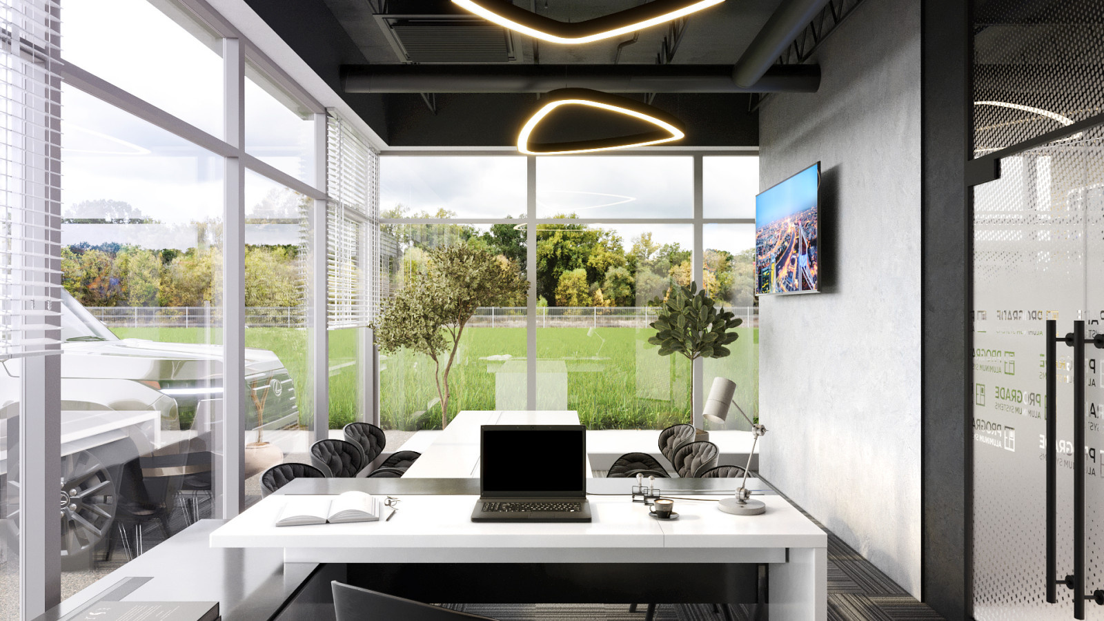 Обложка проекта: Office interior design options for ProGrade Aluminum Systems Corp. USA