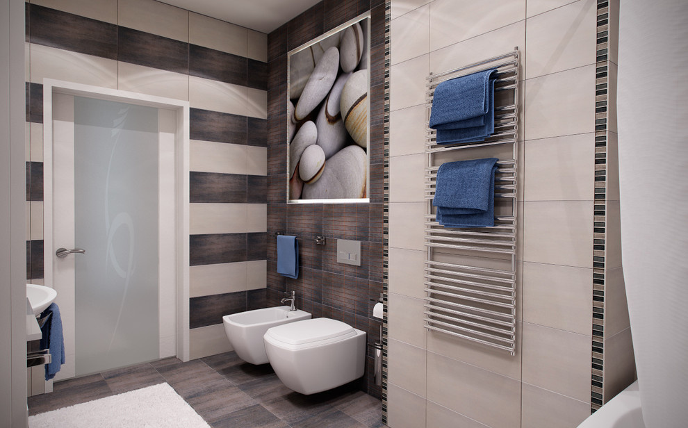 Modern urban-style bathroom