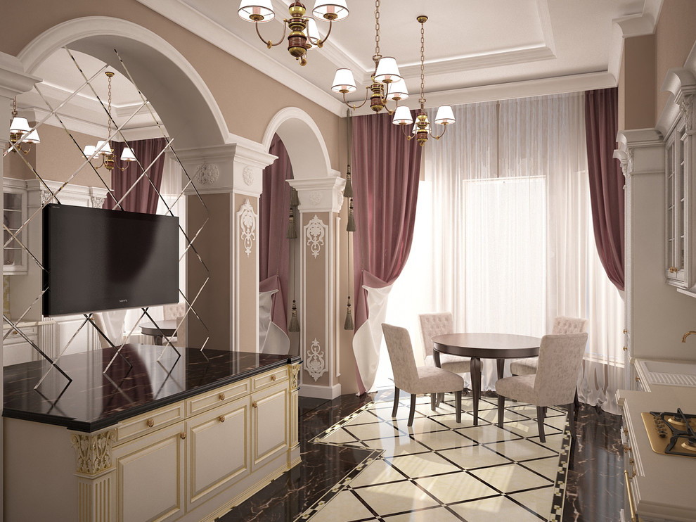 Living room + kitchen