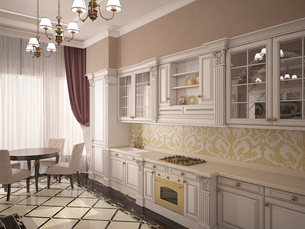 Living room + kitchen