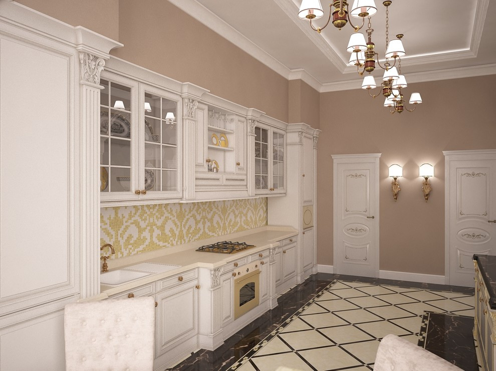 Living room + kitchen