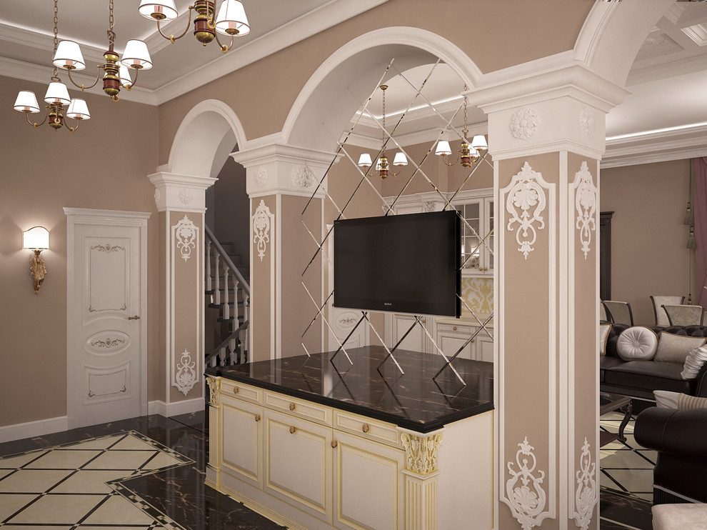 Living room + kitchen