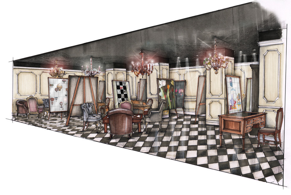 Moscow showroom, Ceramica Bardelli.