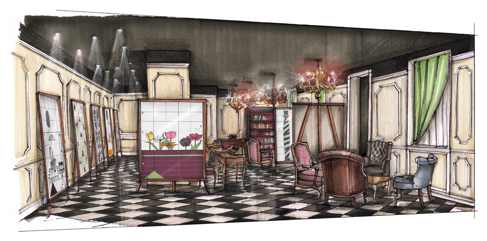 Moscow showroom, Ceramica Bardelli.