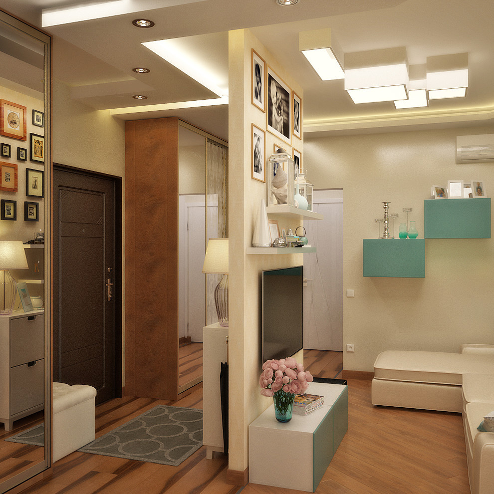 Sea notes in the living room design
