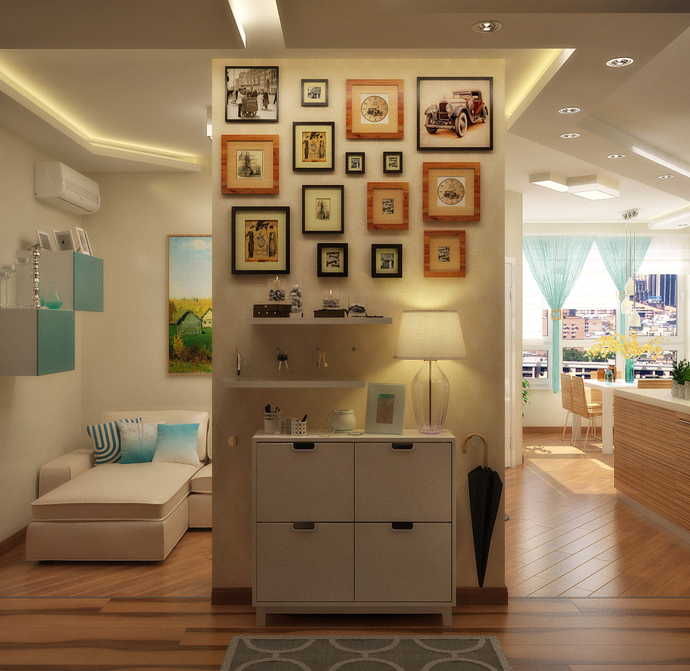 Sea notes in the living room design
