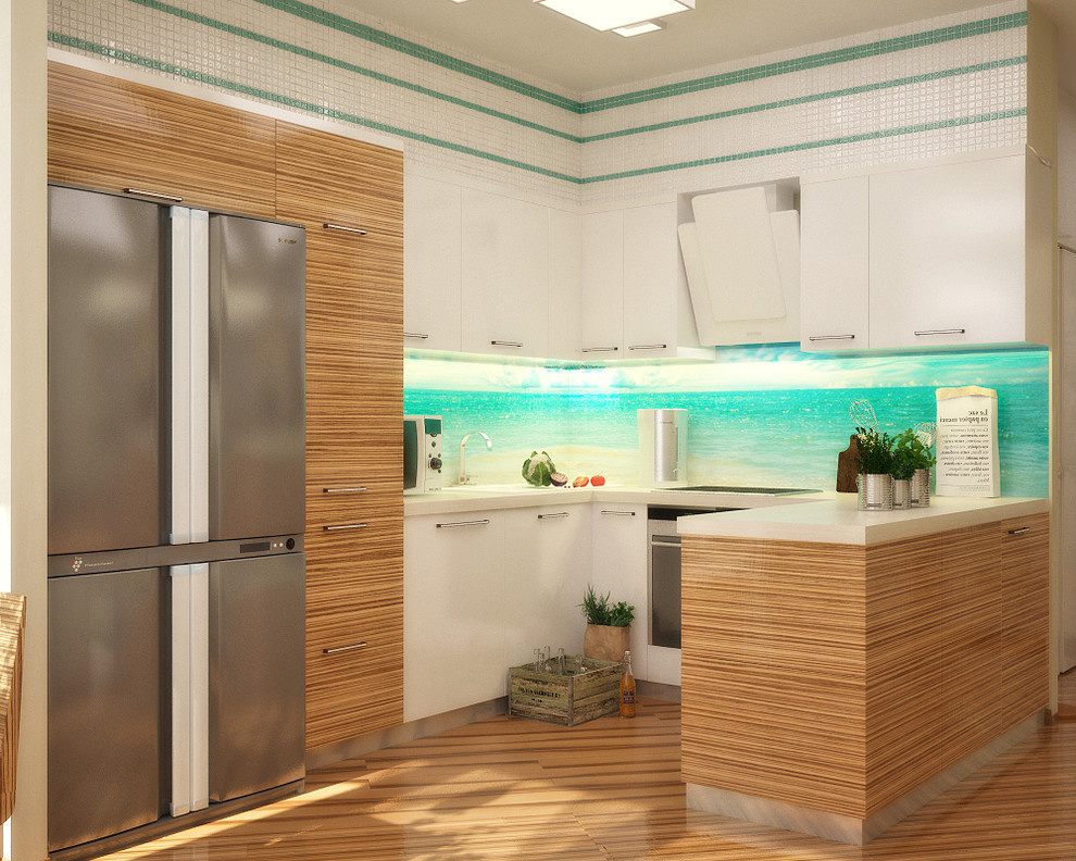Fresh and light kitchen design