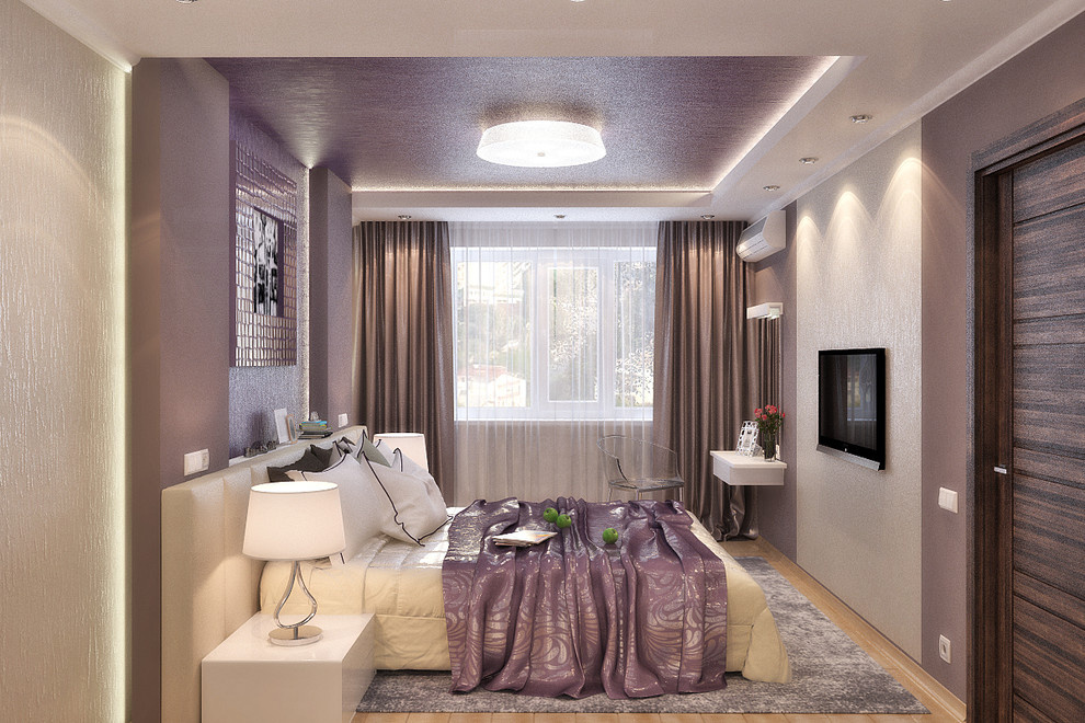 Bright and brave colors in interior design - 3D visualization