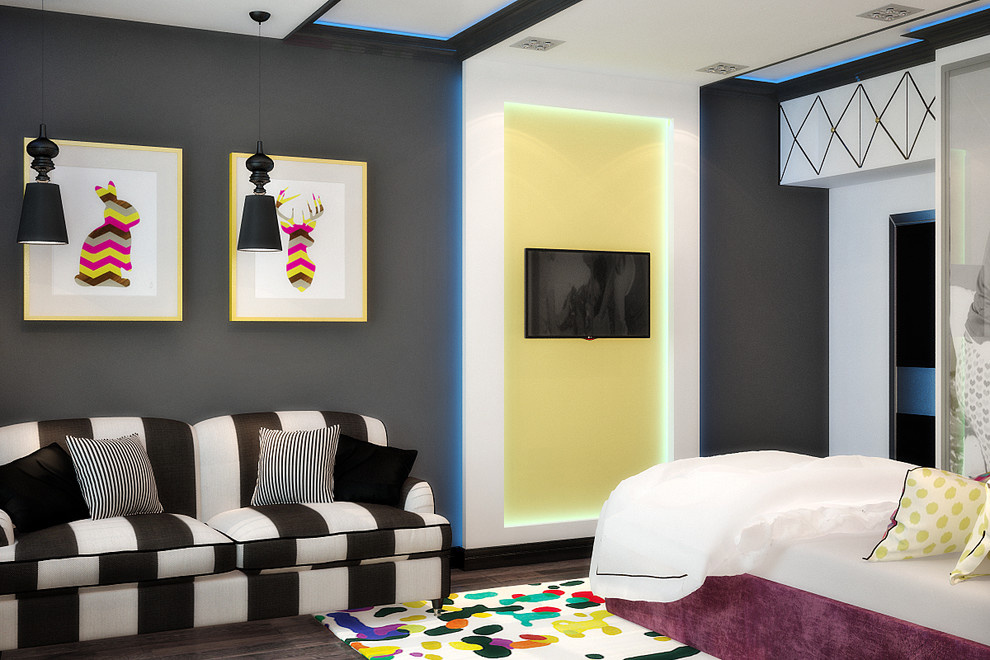 Stylish bedroom design for a young girl