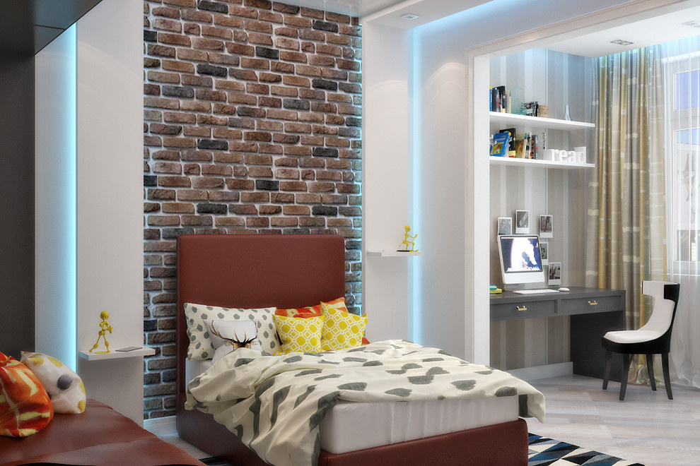 Creative interior for teen bedroom