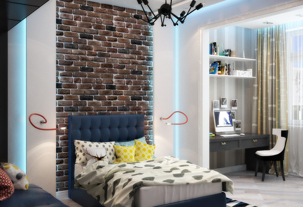 Creative interior for teen bedroom