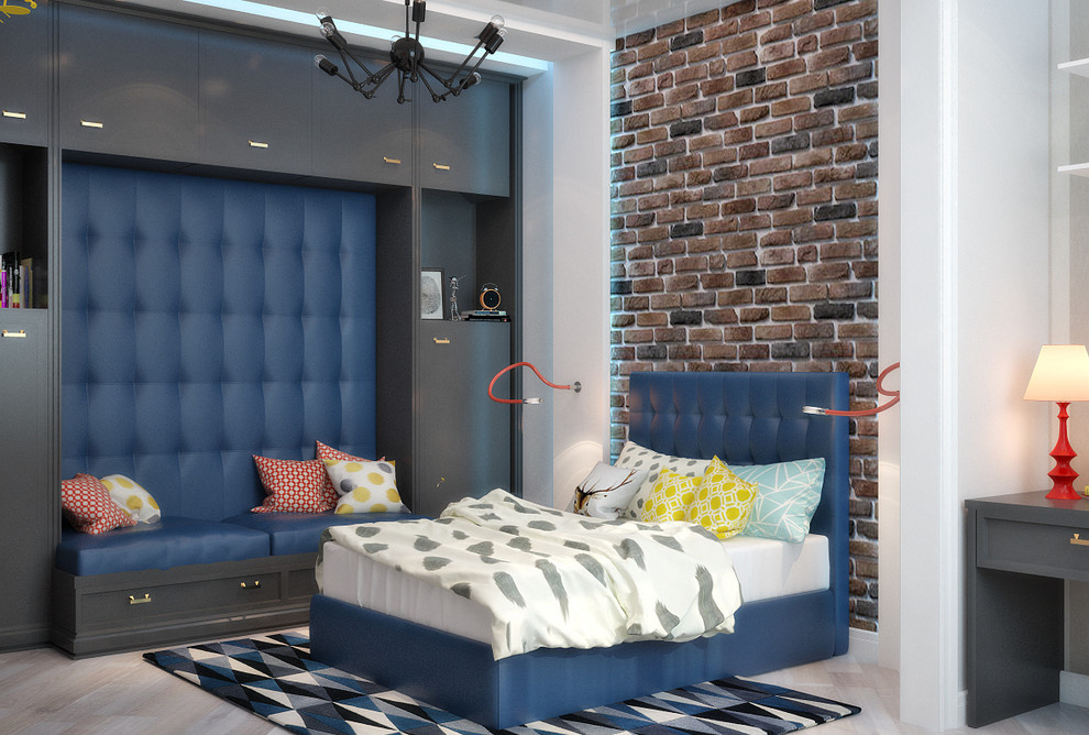 Creative interior for teen bedroom