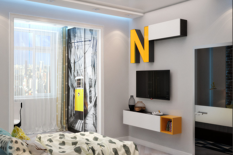 Creative interior for teen bedroom