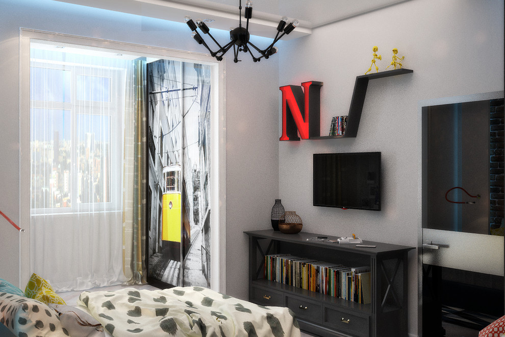 Creative interior for teen bedroom