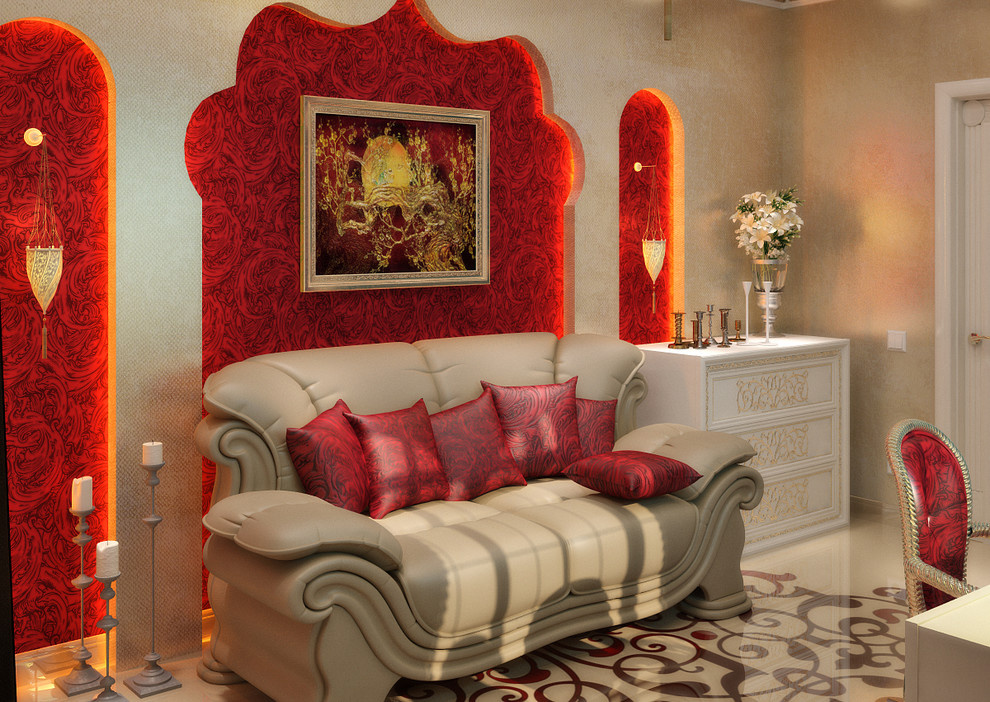 Luxury bedroom interior - 3D vizualisation