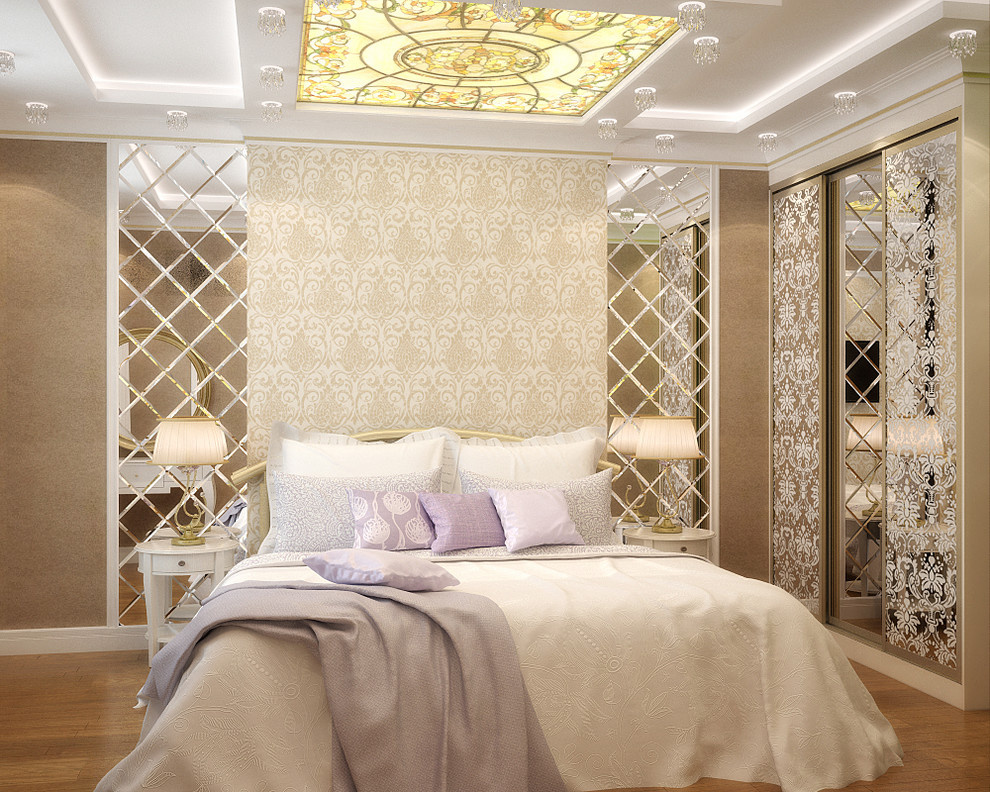 European elegance in bedroom design - 3D vizualisation