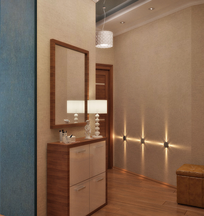 Sea breath in living room interior