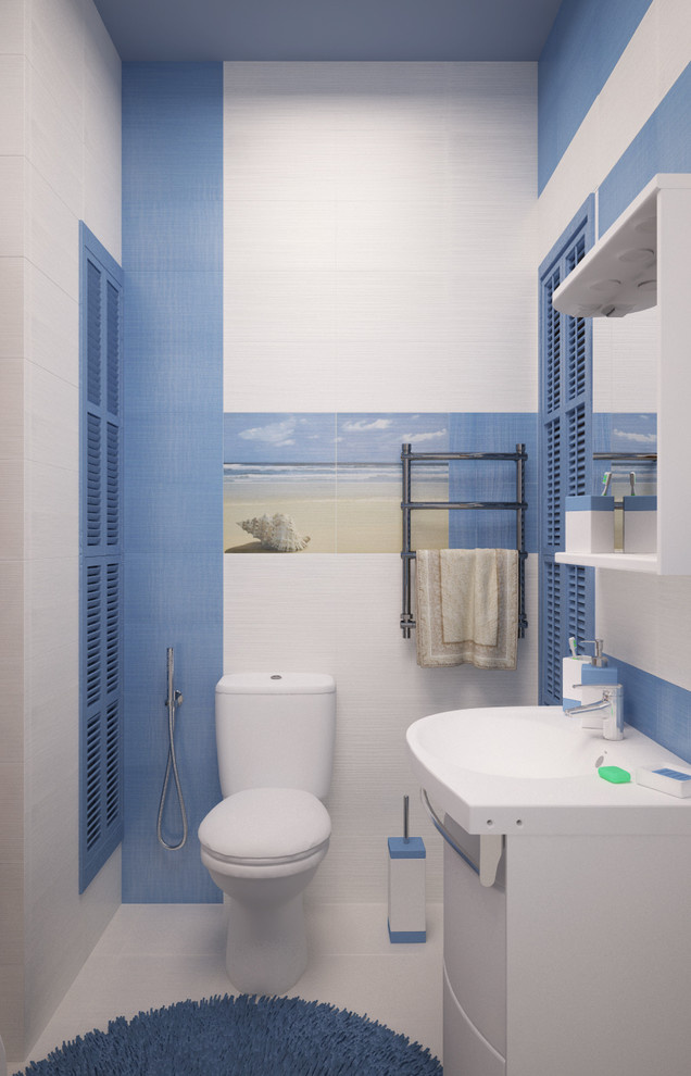 Sea breath in living room interior