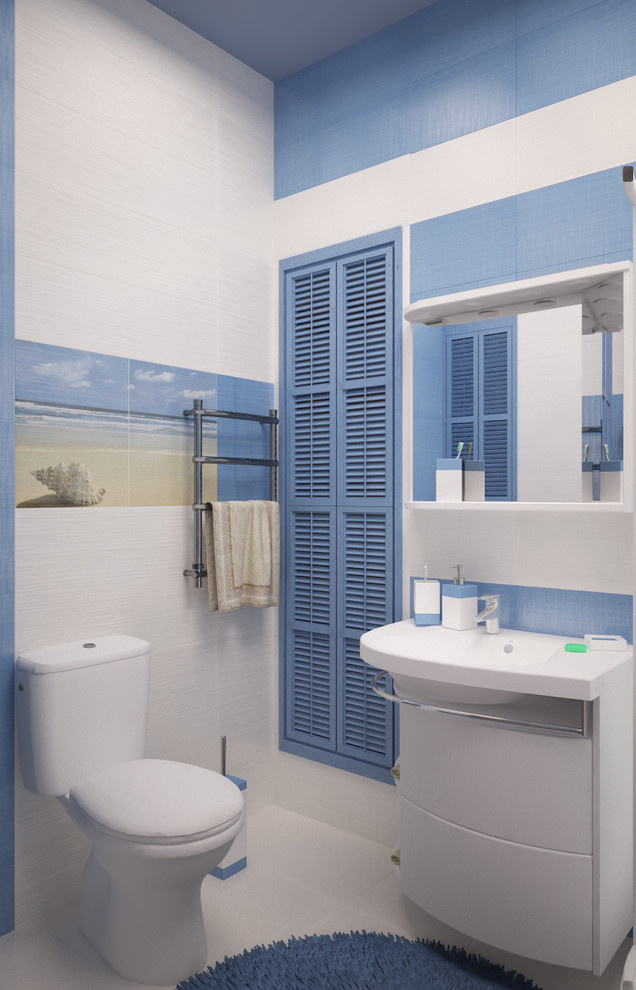 Sea breath in living room interior