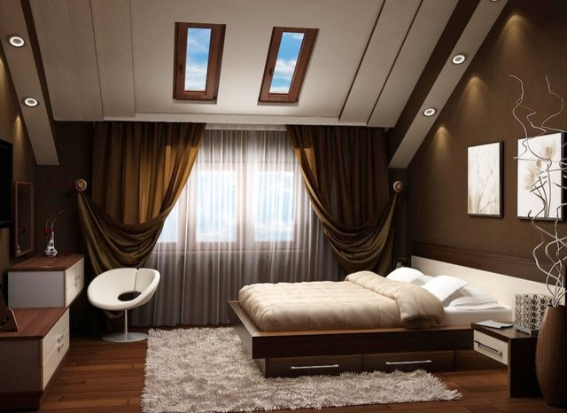 Chocolate color in interior