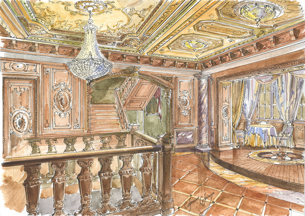 a privat house in french classic style