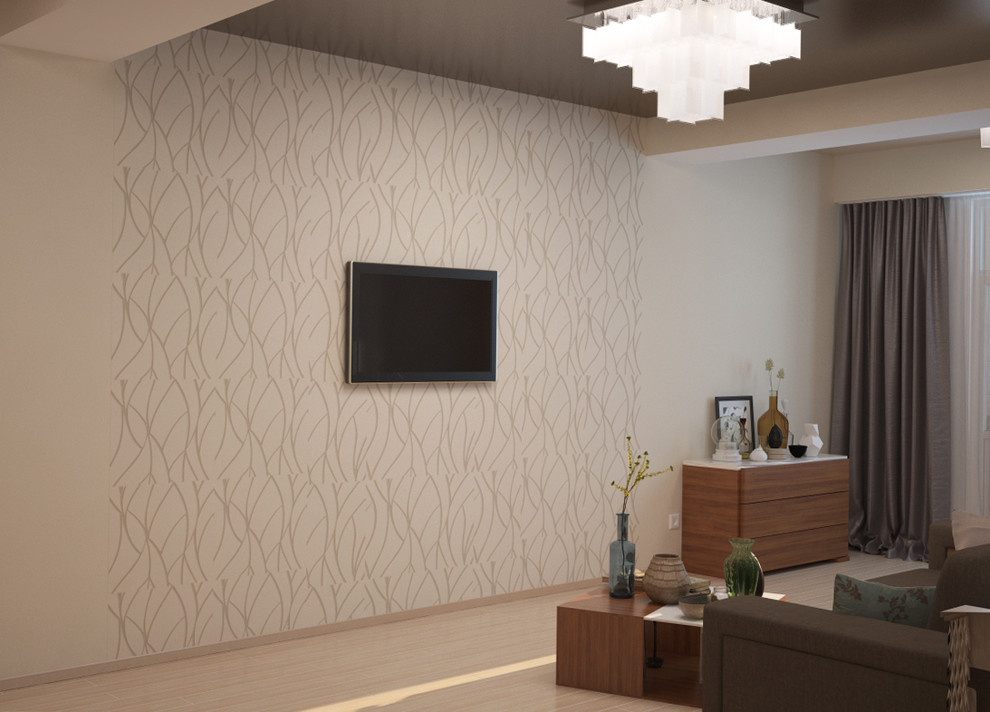 Minimalist style apartment interior in Sevastopol