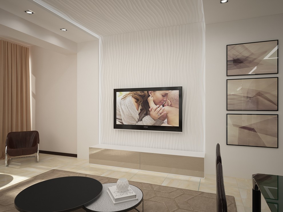 Living room + kitchen