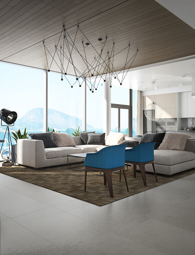 Villa in Gurzuf: living room