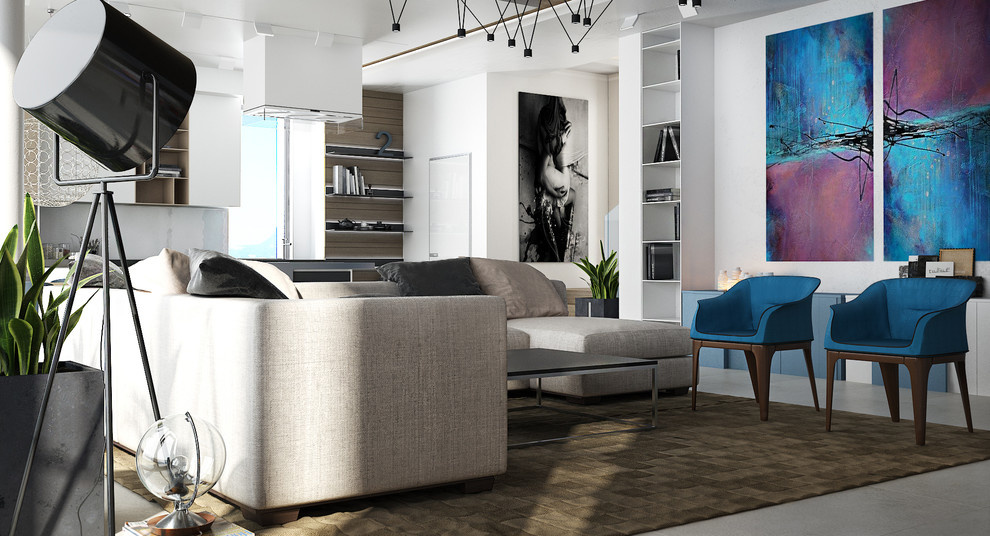 Villa in Gurzuf: living room