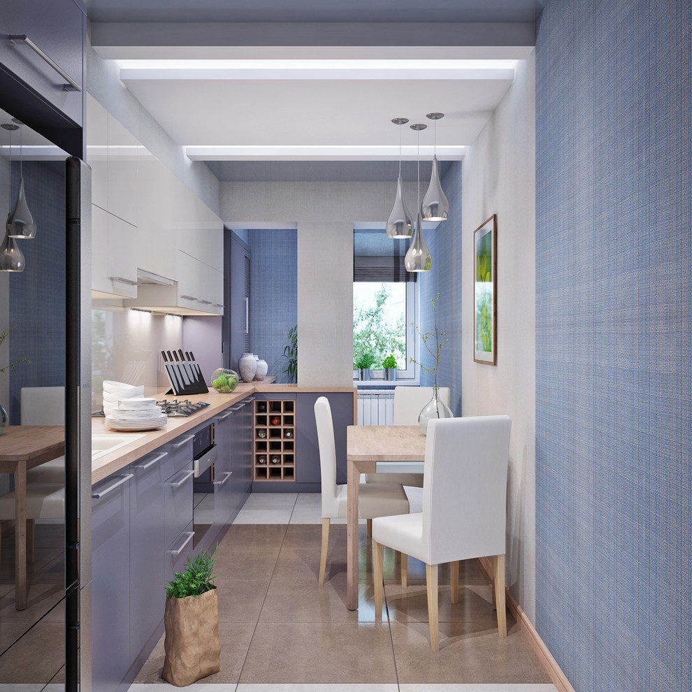 Bright accents in apartment interior