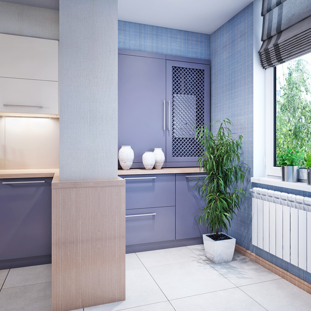 Bright accents in apartment interior