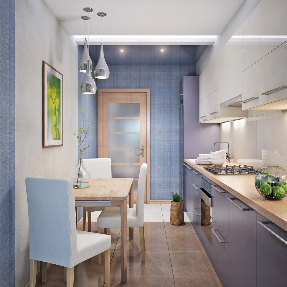 Bright accents in apartment interior