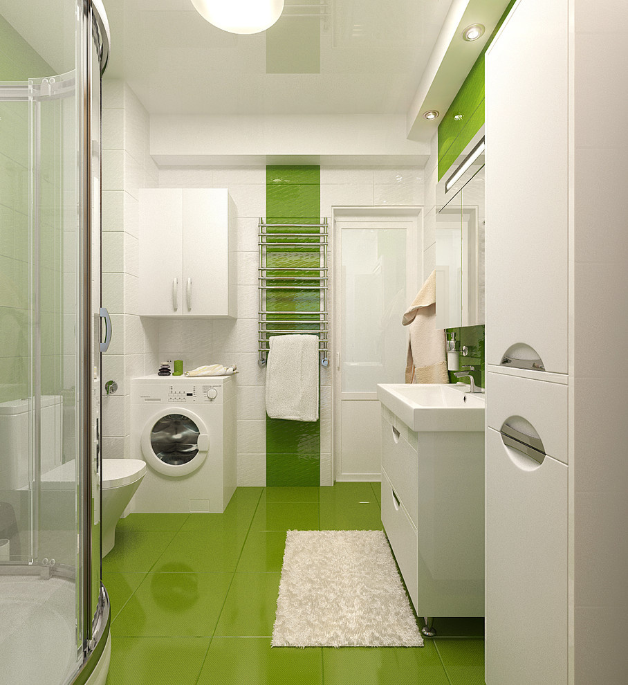 Bright accents in apartment interior