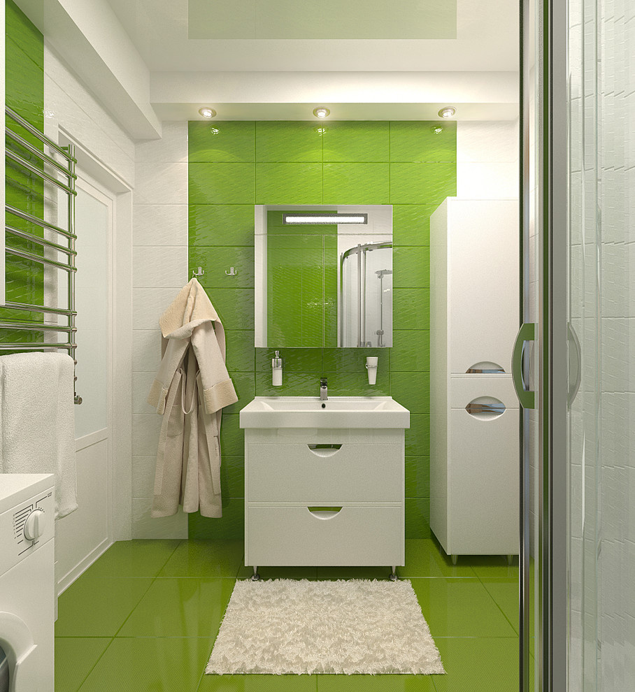 Bright accents in apartment interior