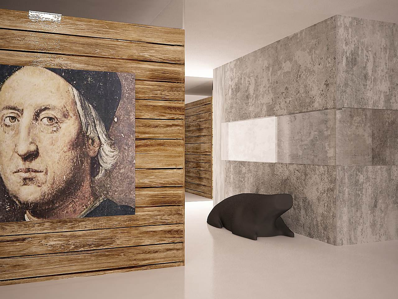 Cubes in flat