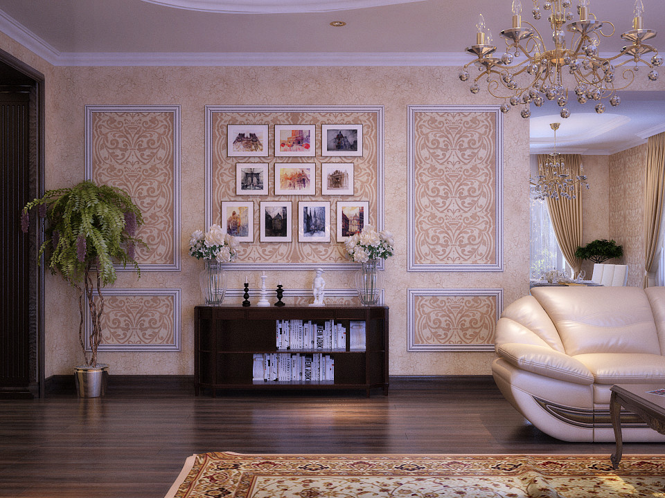 Royal traditional house interior