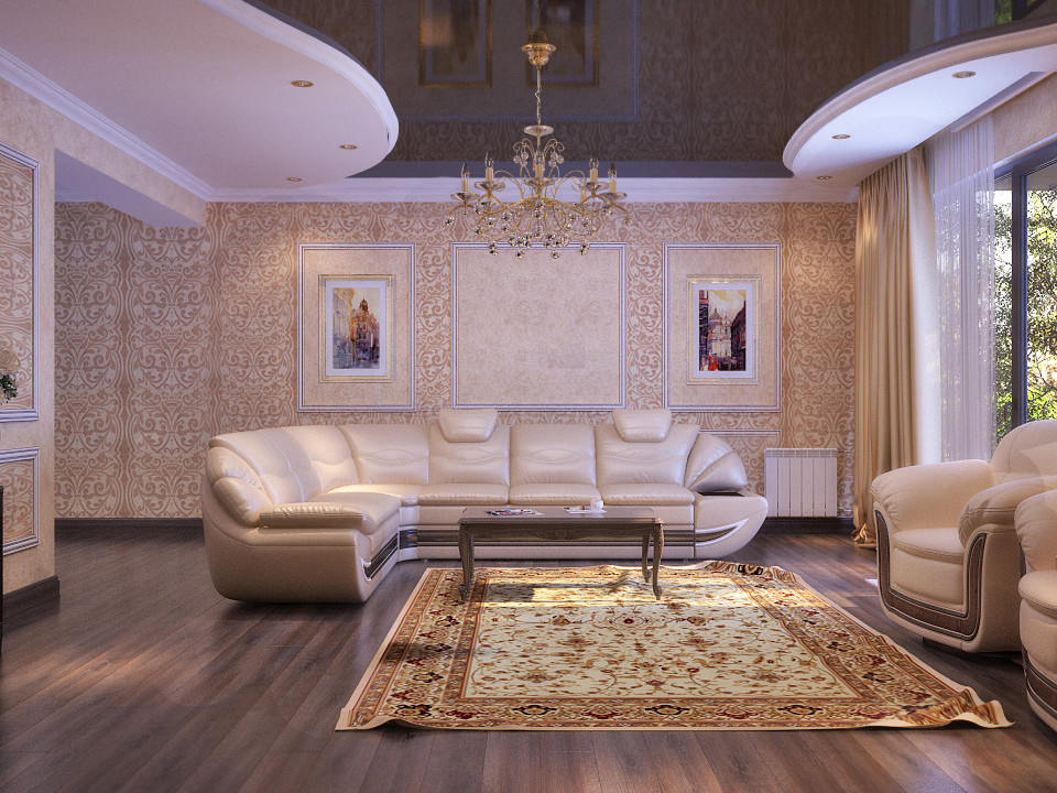 Royal traditional house interior