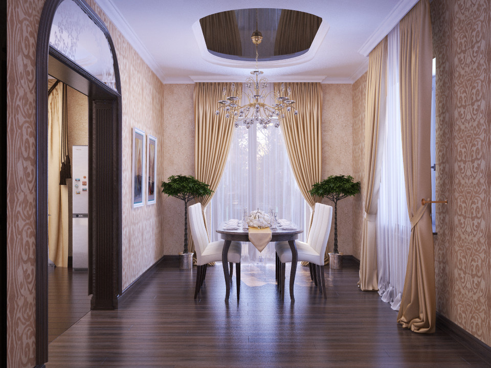 Royal traditional house interior