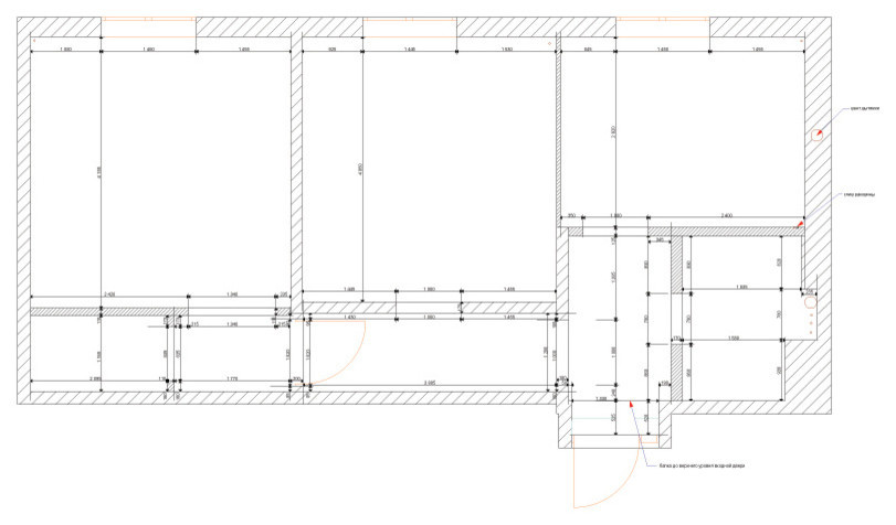 КВАРТИРА-СТУДИЯ 61,17 M2, В СТИЛЕ ПОП-АРТ НА САВВИНСКОЙ НАБ.