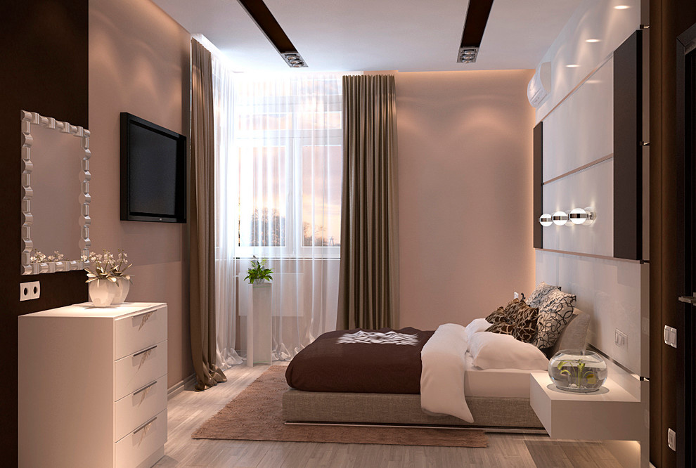 Contemporary bedroom interior