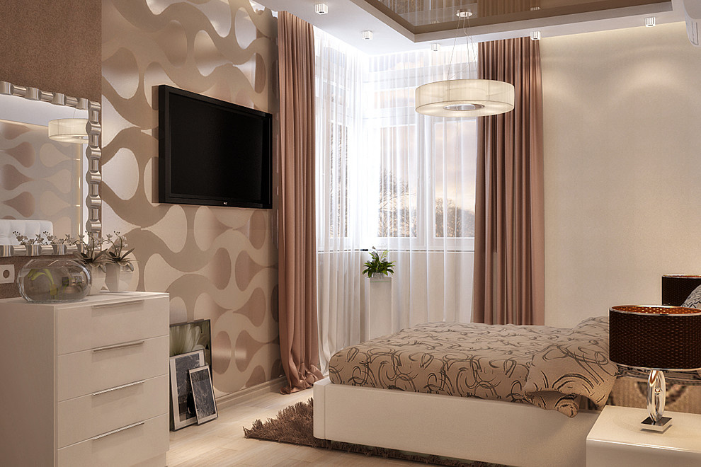 Contemporary bedroom interior
