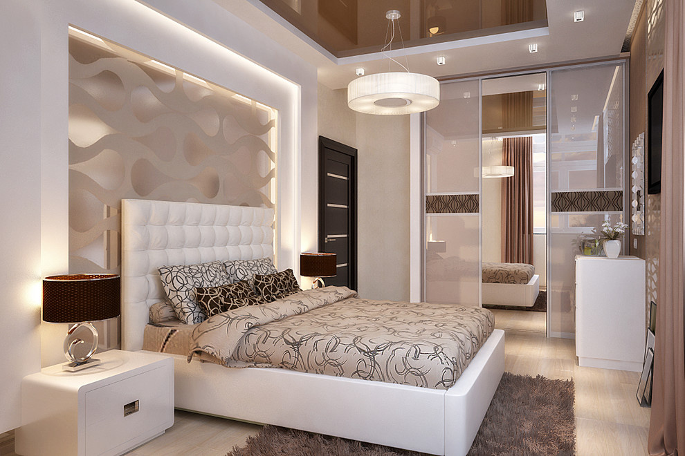 Contemporary bedroom interior
