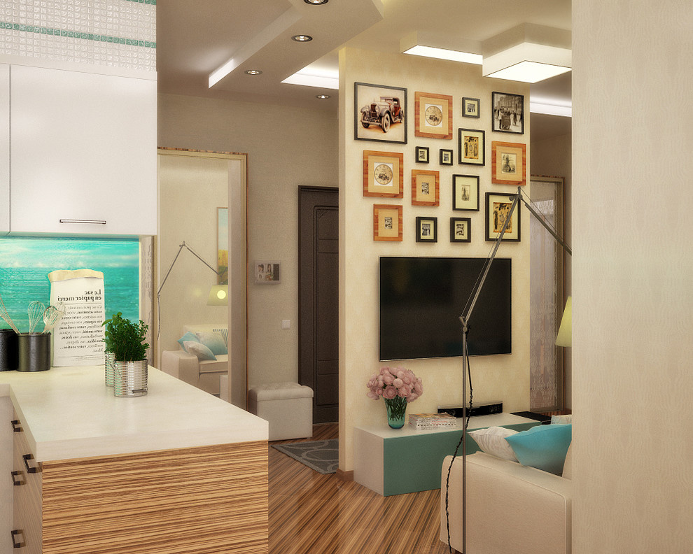 Contemporary kitchen interior
